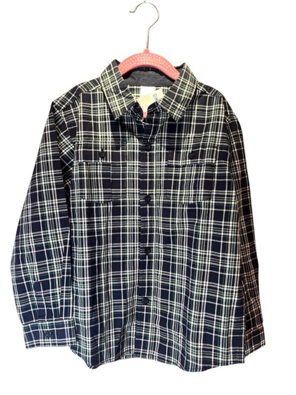 New Gymboree Boys Plaid Button Up Shirt Size 6 NWT 2005